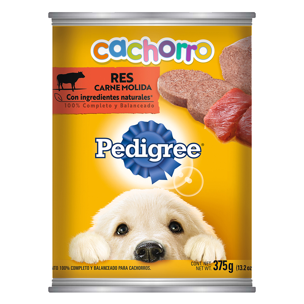 champú comerciante hipocresía PEDIGREE® Lata Cachorro en Carne Molida Con Res