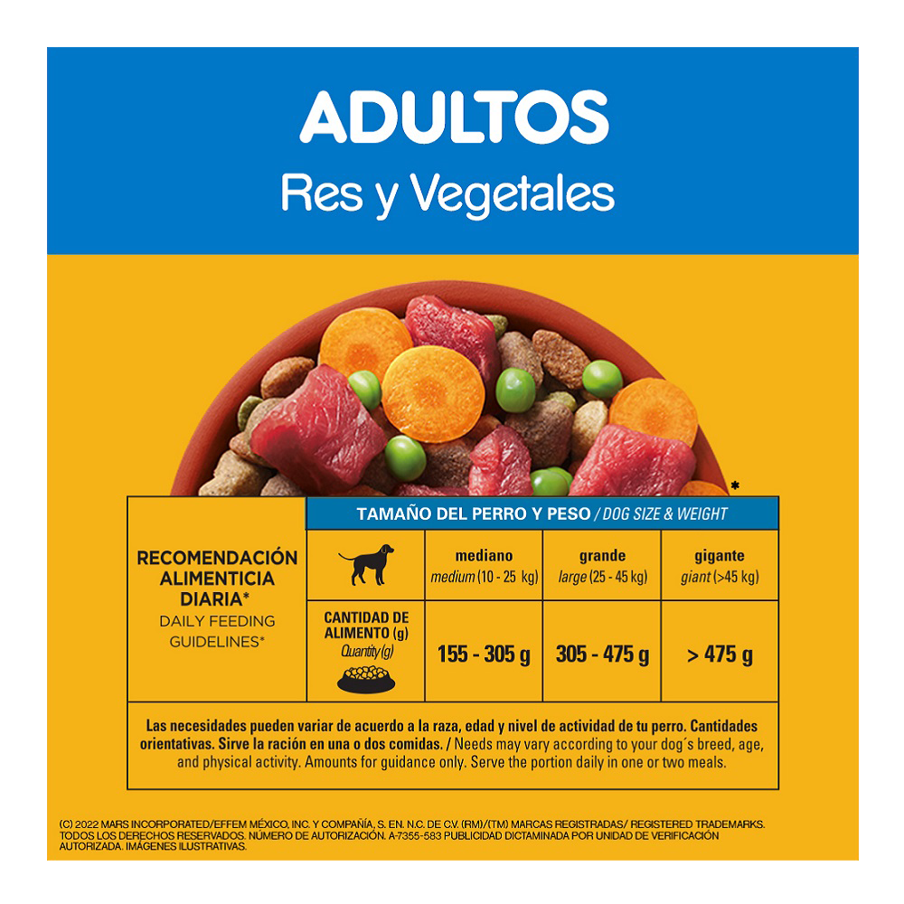 PEDIGREE Croquetas Adulto Con Res Y Vegetales PEDIGREE Mexico