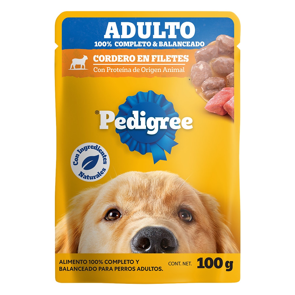 PEDIGREE® SOBRES™ Adulto en Filetes Con Cordero