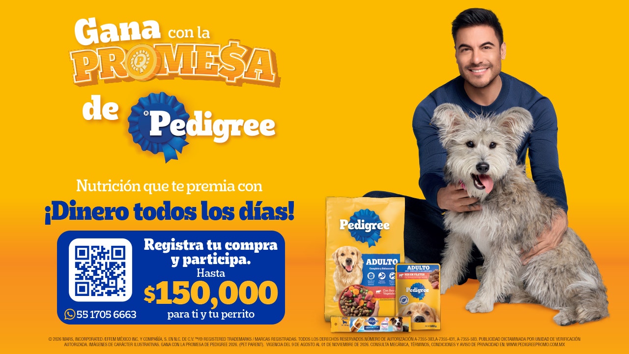 Gana con la Promesa de Pedigree