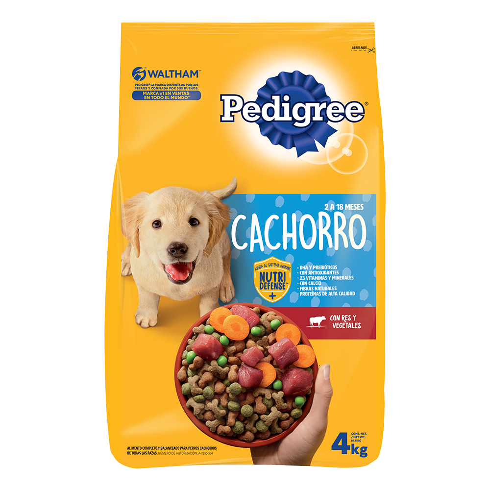 PEDIGREE® Croquetas Cachorro Con Res Y Vegetales