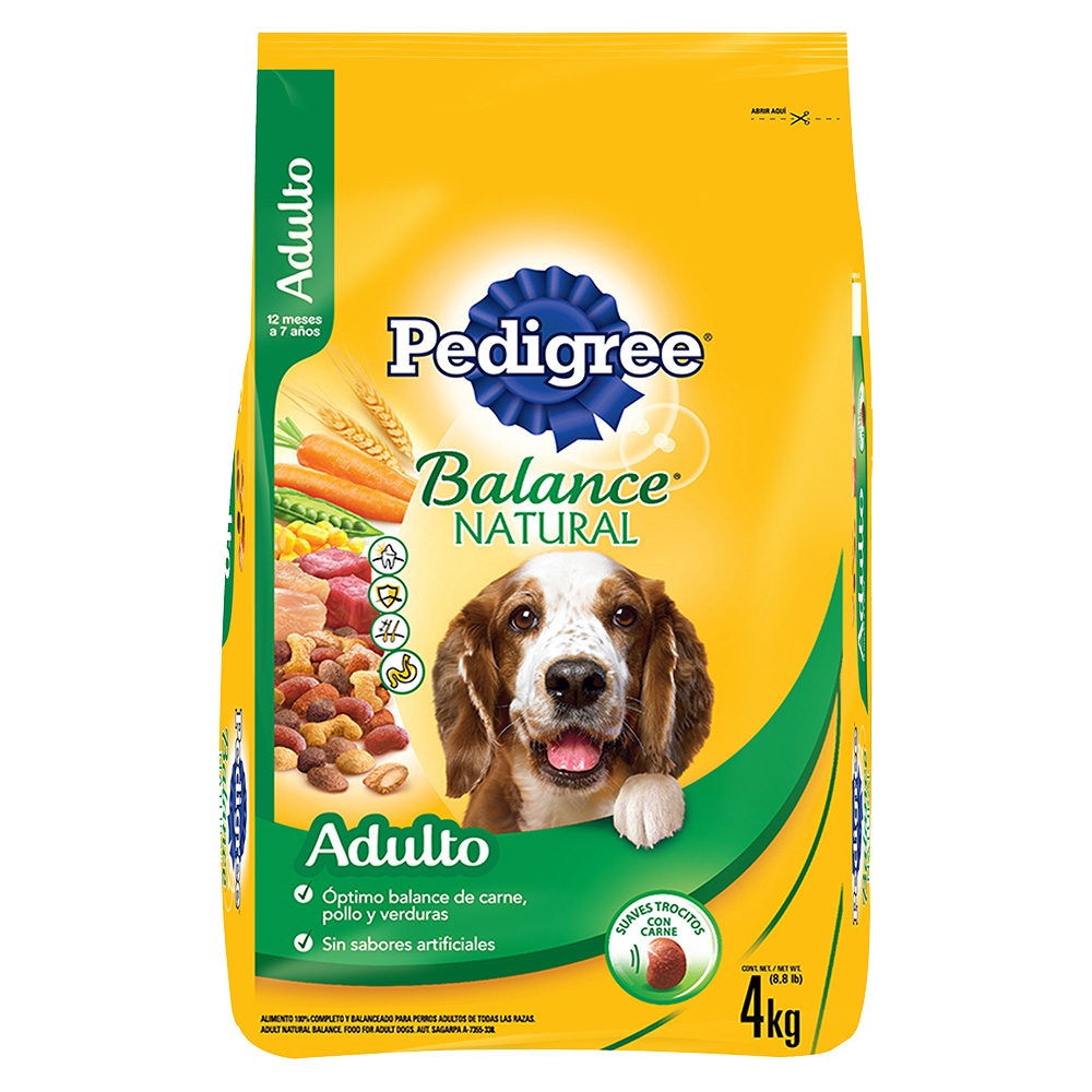 PEDIGREE® Balance Natural Croquetas Adulto Con Res Y Vegetales