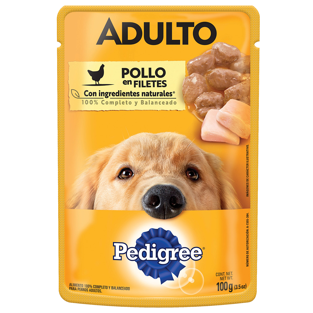 PEDIGREE® SOBRES™ Adulto en Filetes Con Pollo