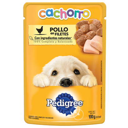 PEDIGREE® SOBRES™ Cachorro en Filetes Con Pollo
