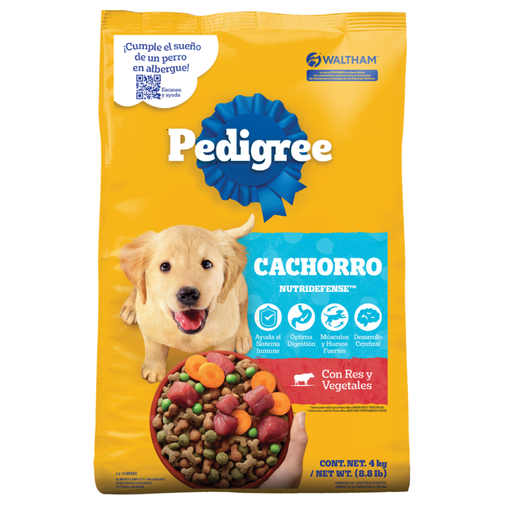 PEDIGREE® Croquetas Cachorro Con Res Y Vegetales