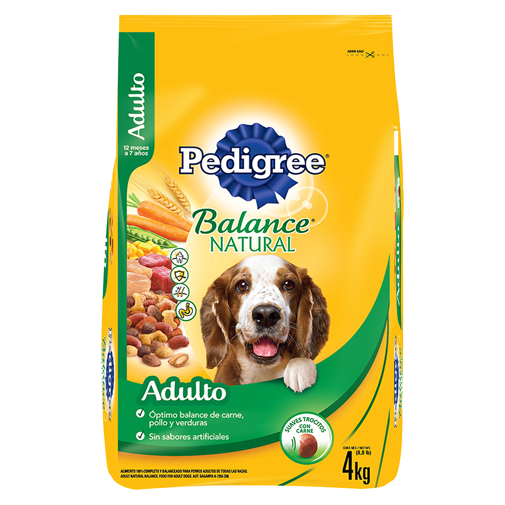 PEDIGREE® Balance Natural Croquetas Adulto Con Res Y Vegetales