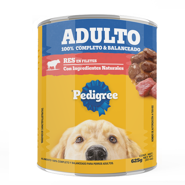 PEDIGREE® Lata Adulto en Filetes Con Res