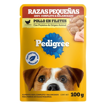 PEDIGREE® SOBRES™ Adulto Razas Pequeñas en Filetes Con Pollo